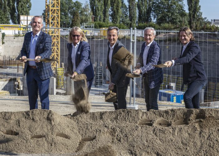 Spatenstich im Parkquartier Q5