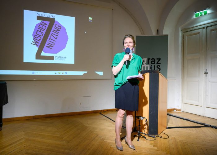 Nicole Pruckermayr, Geschäftsführerin Steirische Kulturinitiative spricht
